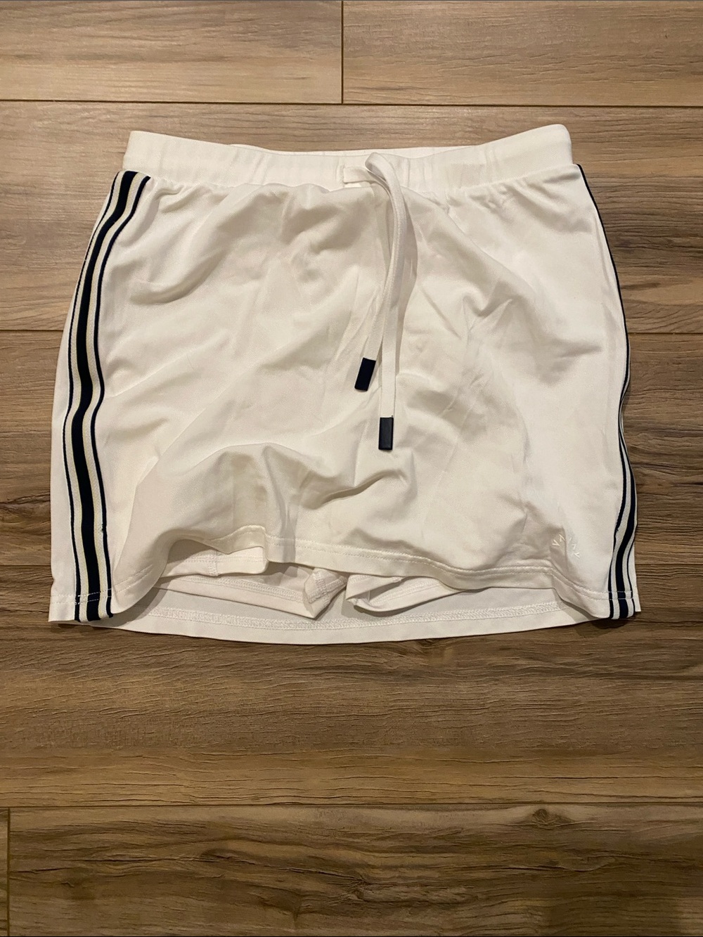 Varley White Athletic Skort with Subtle Logo